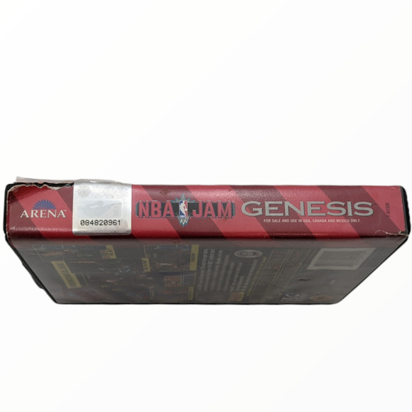 NBA Jam Sega Genesis Case, Cover, Game (Arena Entertainment, 1994) Tested Works - Picture 7 of 7